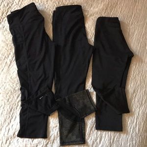 Lot of 3 Workout Leggings